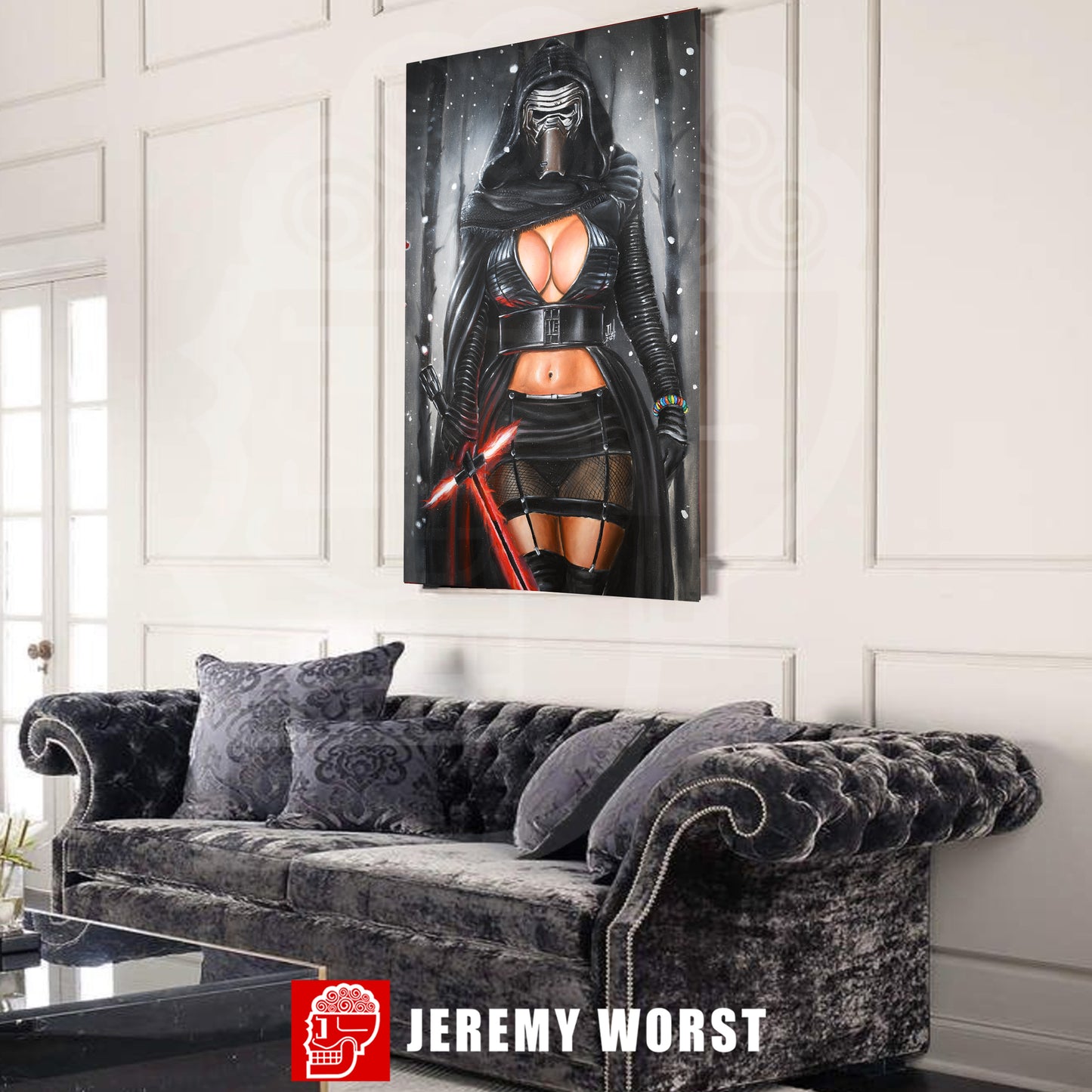 "Cylo" Jeremy Worst Lord Vader Painting Pinup Cosplay Fan Art
