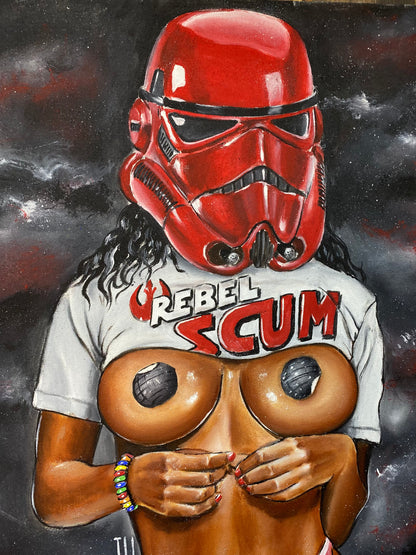 Rebel Scum 2019 Original Acrylic Painting by Jeremy Worst