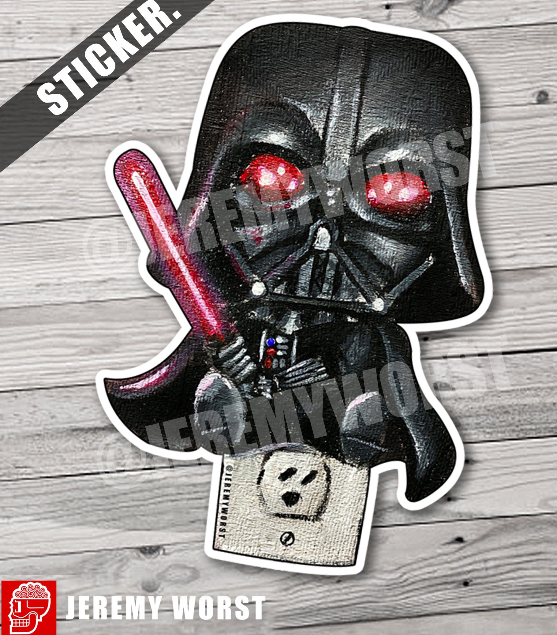 Star Wars Serious Darth Maul Sticker - Free Star Wars PNG Stickers